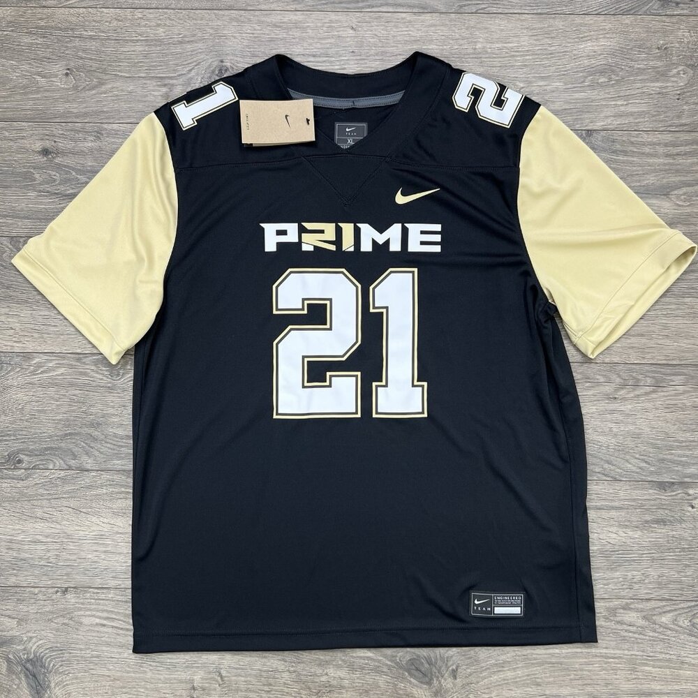Nike Prime Sadeur Sanders Jersey Sz XL Mens Black Prime 2.0 #21 Football